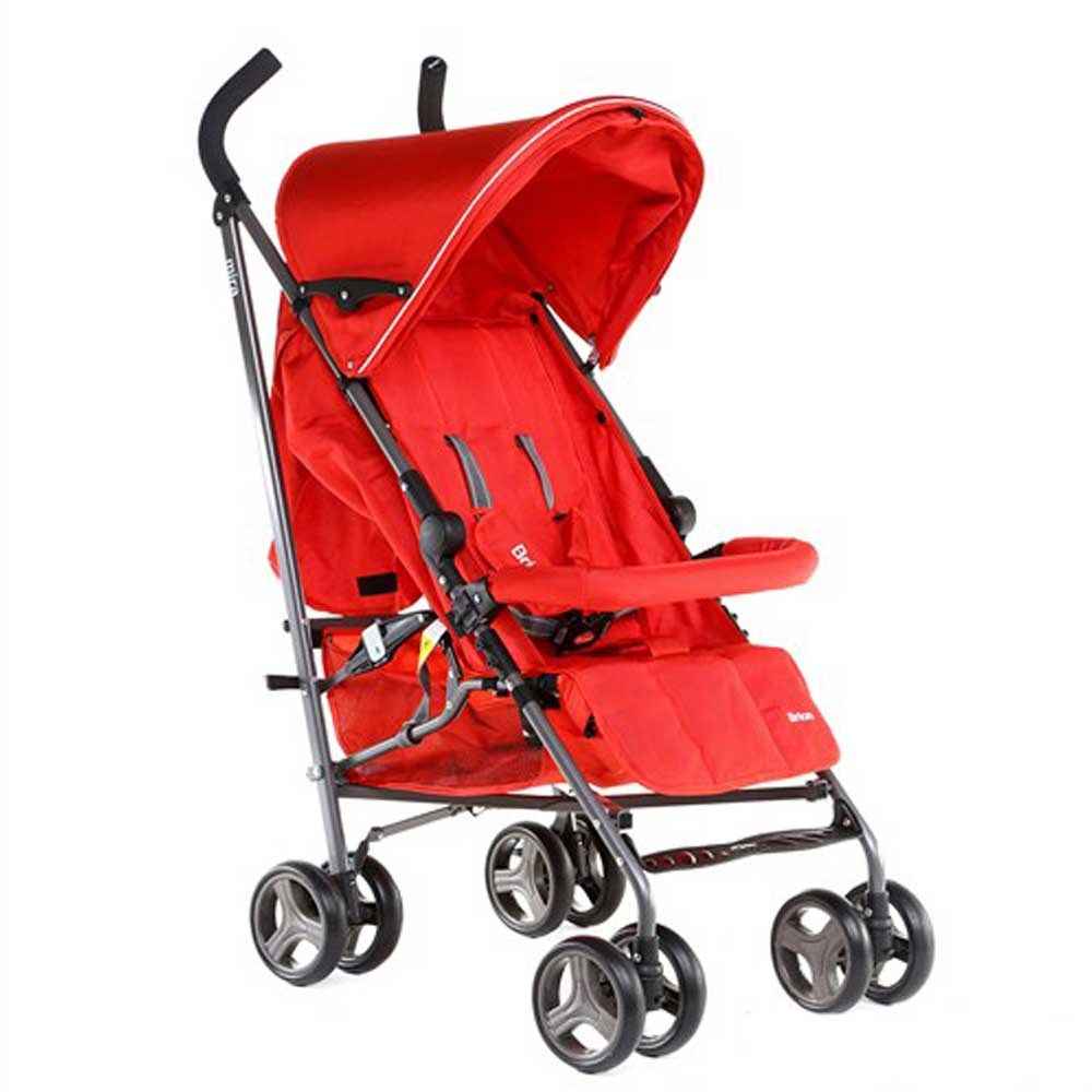 Brion Vega Mira Baston Puset Bebek Arabası Kırmızı | İlke Bebe