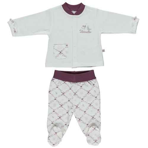 Bebetto F730C Penye Bebek Pijama Takımı Mor