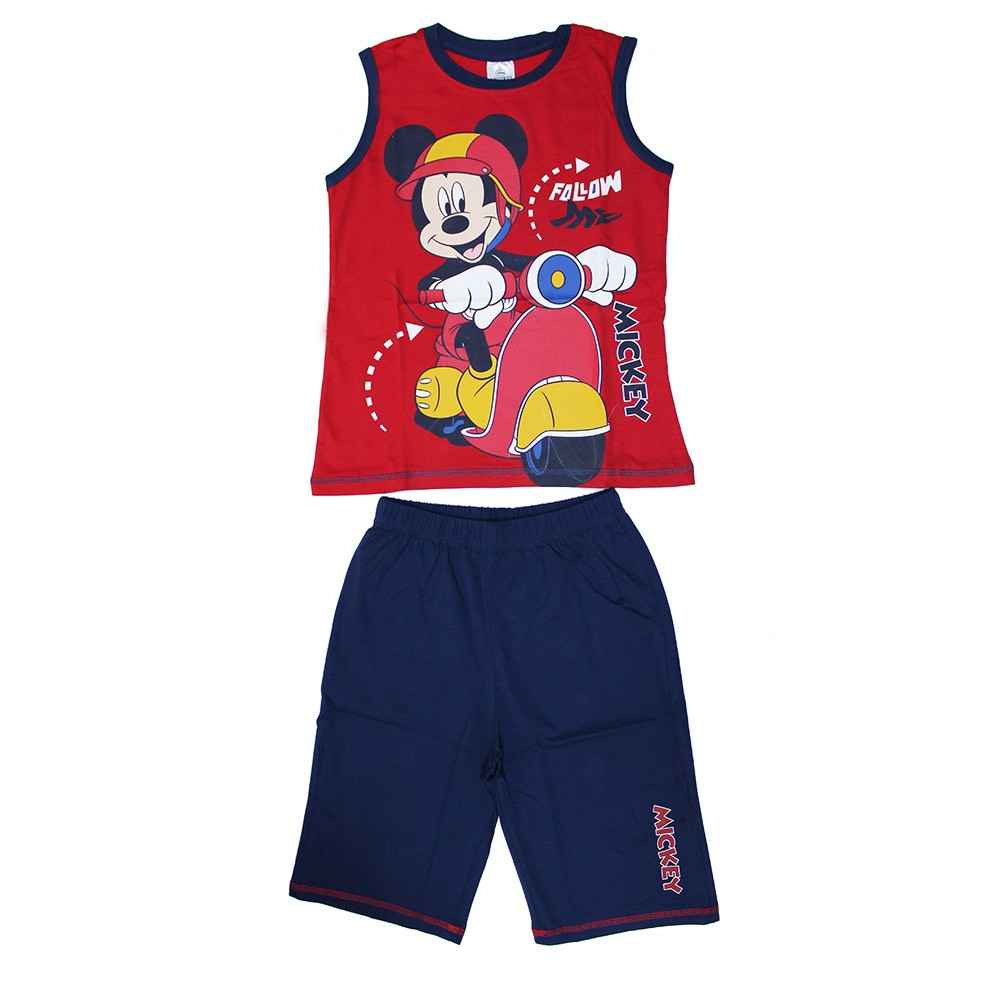 Mickey Mouse MC3929 Pijama Takımı Kırmızı