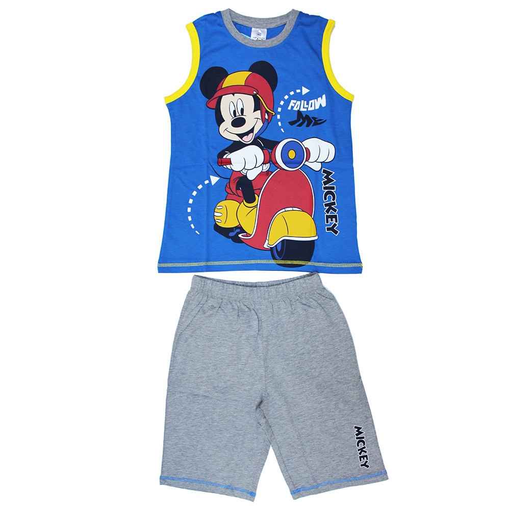 Mickey Mouse MC3929 Pijama Takımı Saks