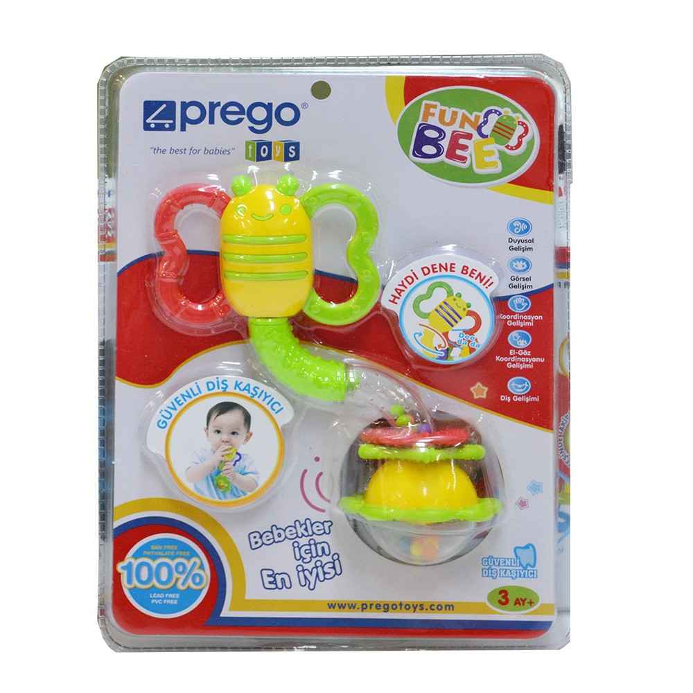Prego 0072 Fun Bee Oyuncak Yeşil