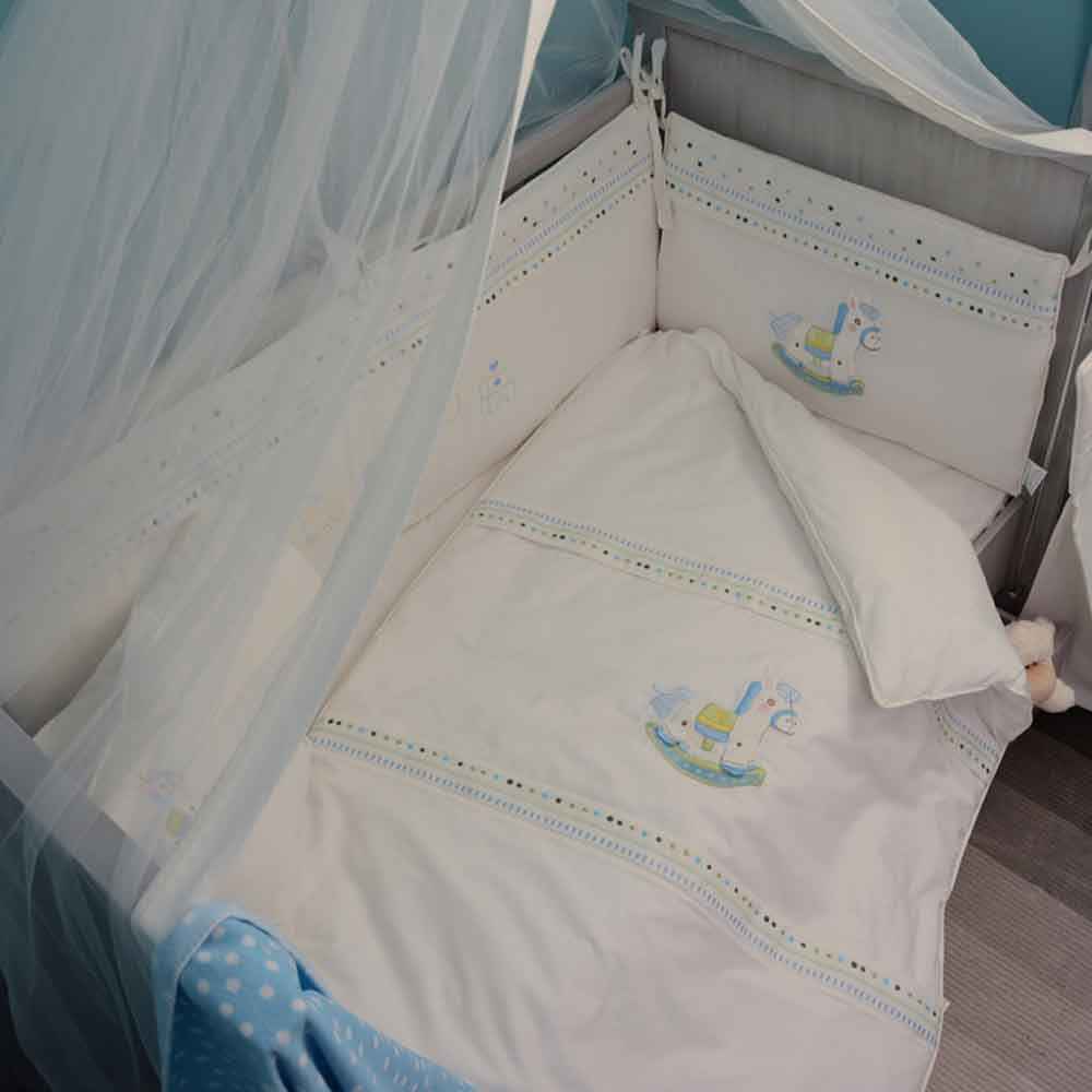 Aybi Baby Bebek Uyku Seti 70x130 Tay Tay Blue