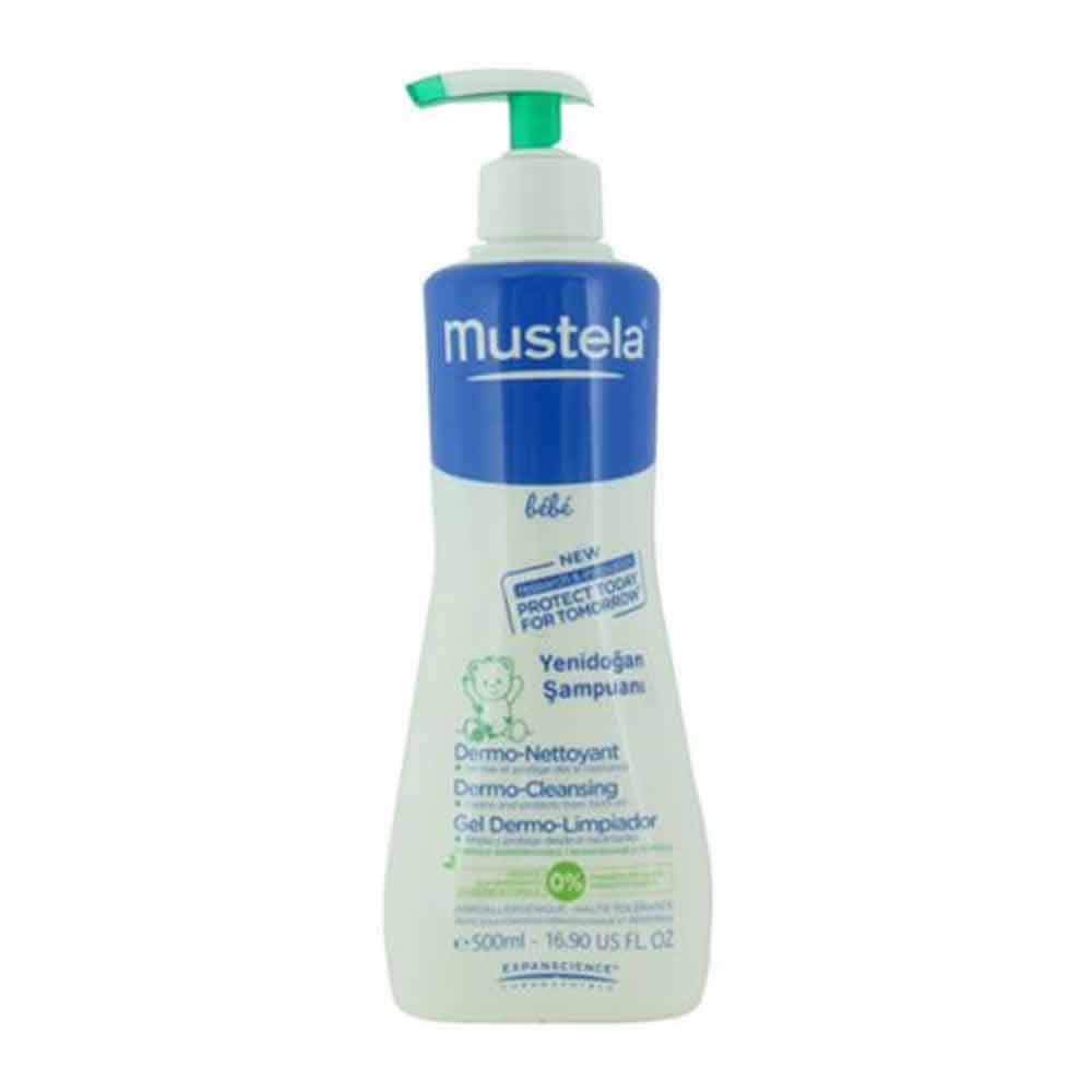 Mustela Dermo Cleansing Şampuan - 500 ml Saç ve Vücut 