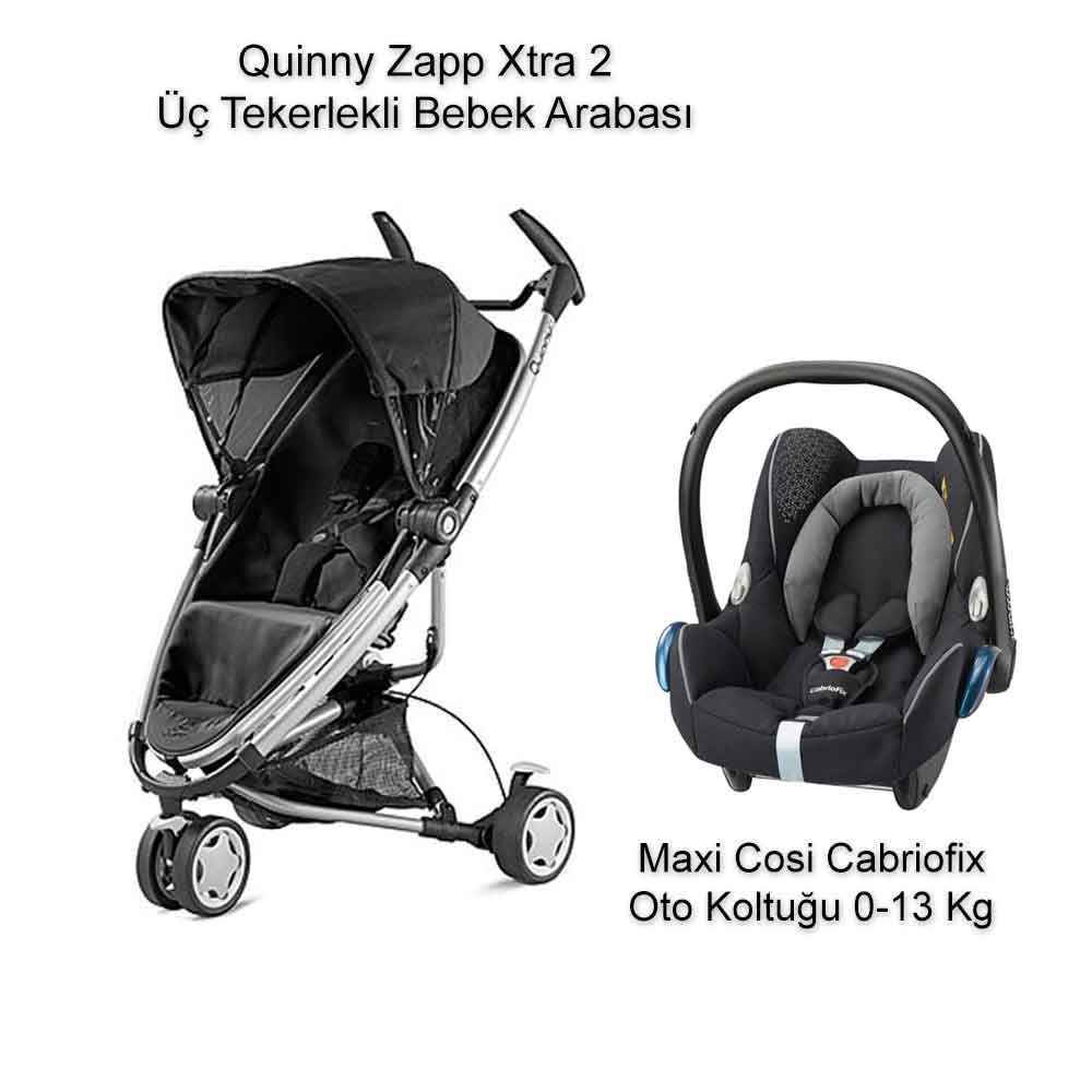 Quinny Zapp Xtra 2 Bebek Arabası Kampanyası Black