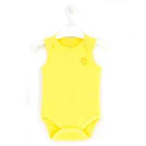 İmaj 10-001 Öpücük Yaka Bebek Body Sarı