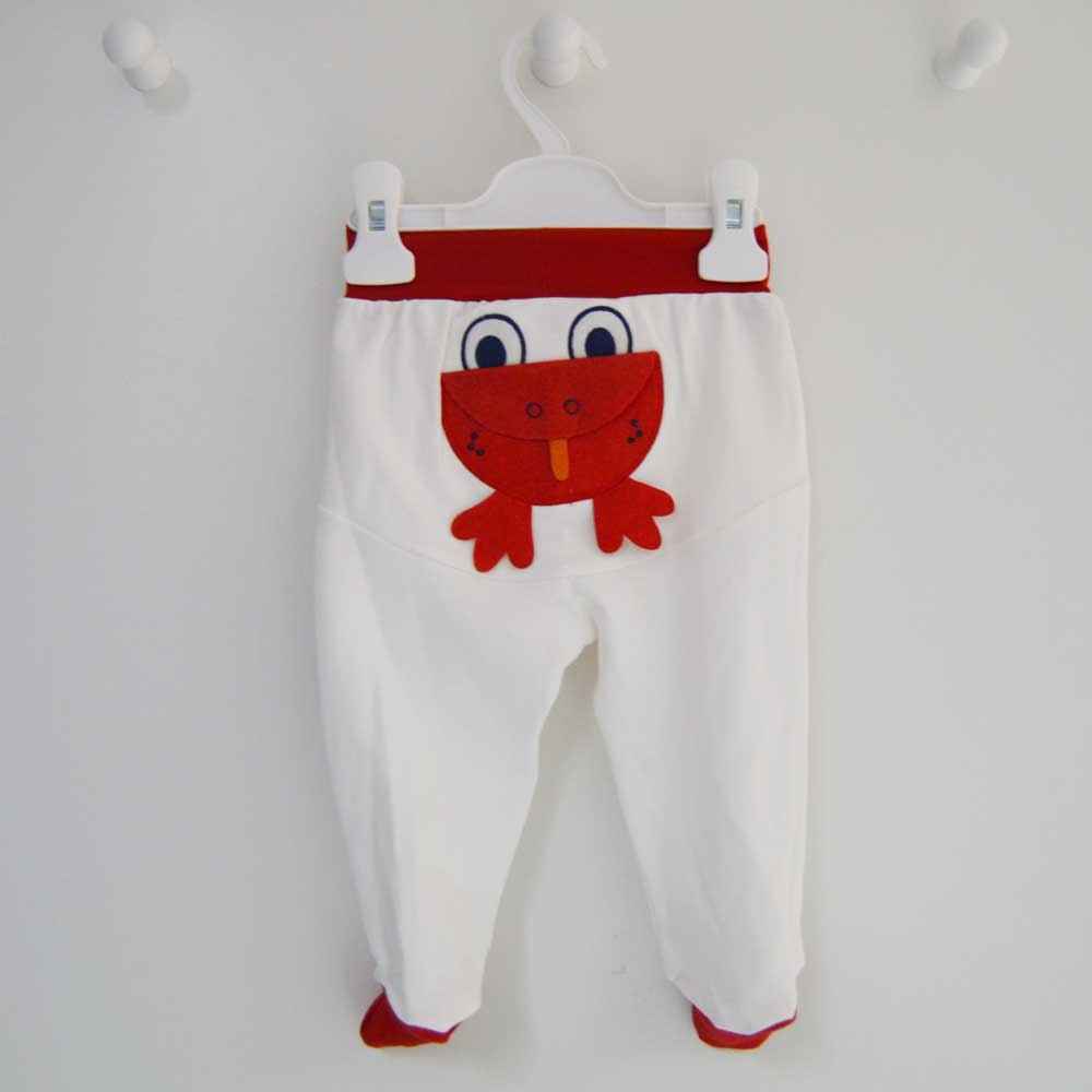 Minisse 4156 Patikli Bebek Pantolonu Kırmızı