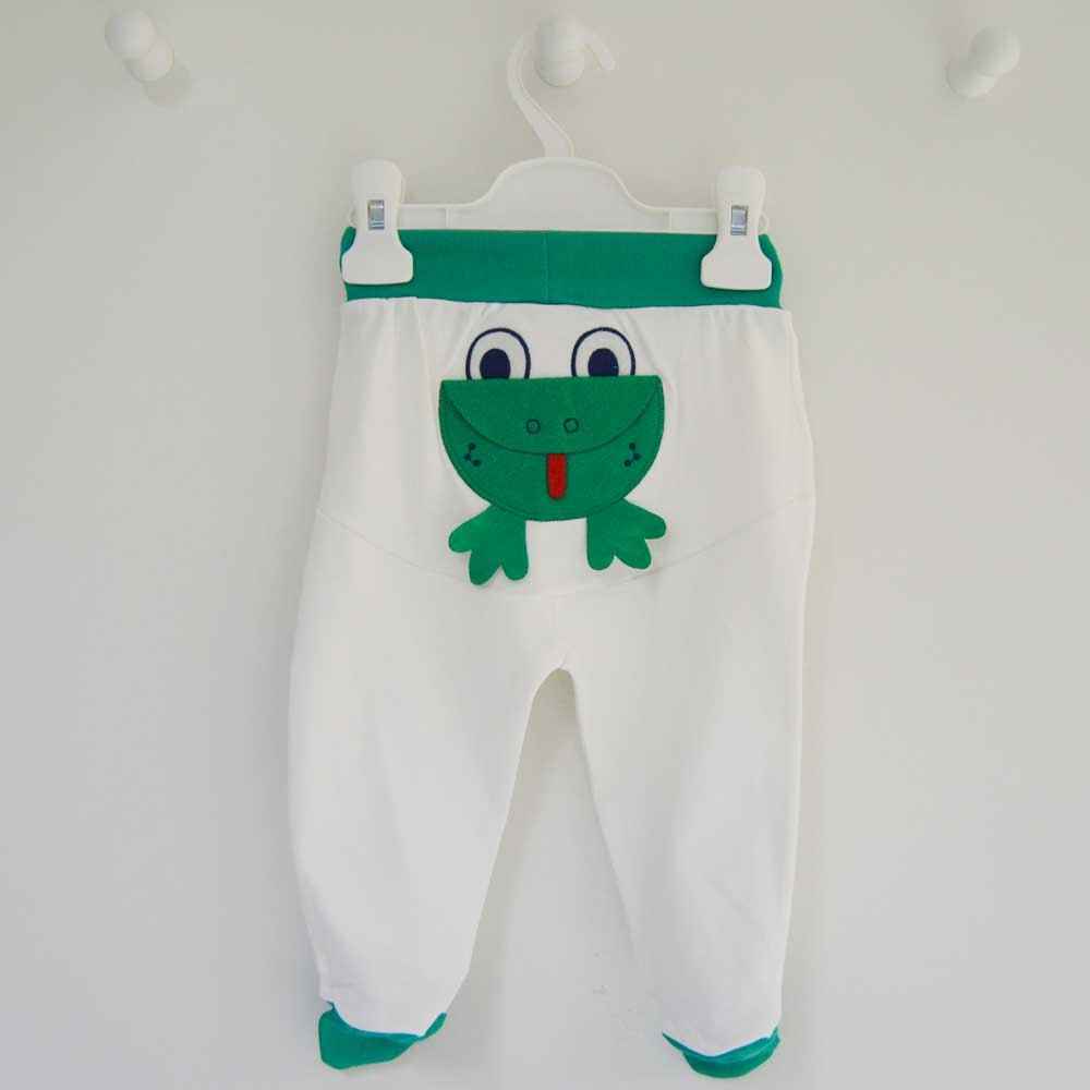 Minisse 4156 Patikli Bebek Pantolonu Yeşil