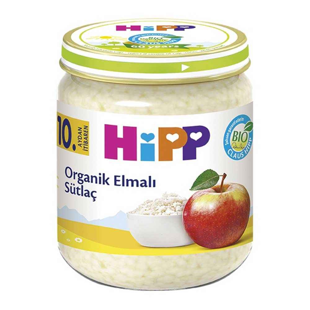 Hipp Organik Elmalı Sütlaç 200 Gr +10 Ay 