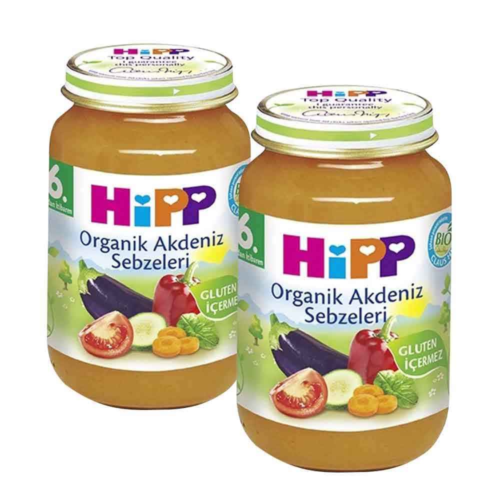 Hipp Organik Akdeniz Sebzeleri 190 Gr +6 Ay x 2 Adet 