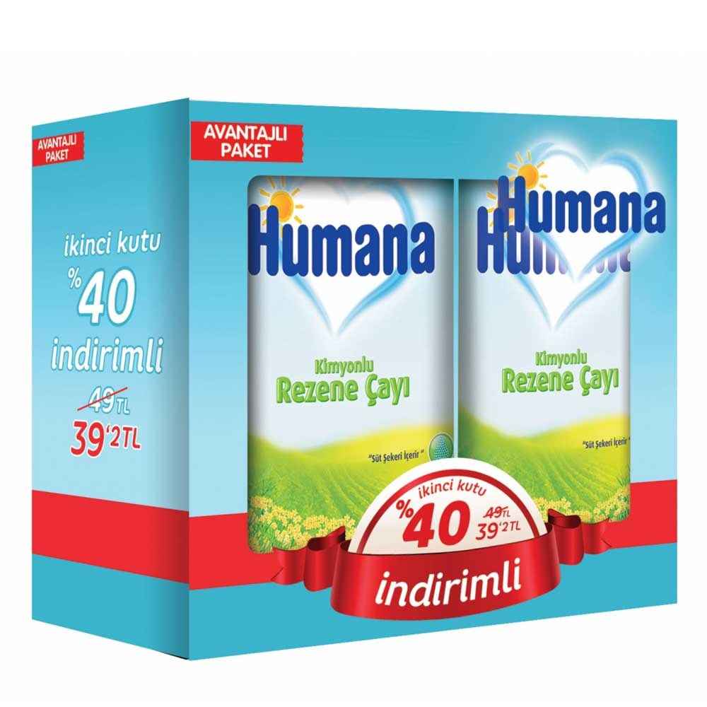 Humana 2'li Rezene Çayı Avantaj Paketi 