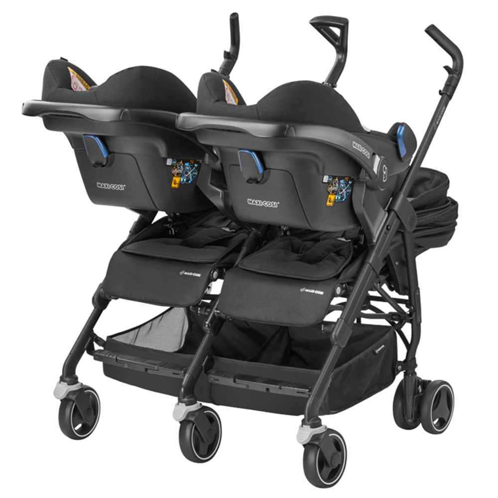 Maxi Cosi Dana For 2 İkiz Bebek Arabası Nomad Black Fiyatı | İlke Bebe