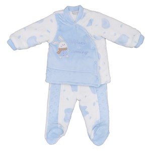 Nanon Baby 6046 2'li Bebek Takımı Mavi