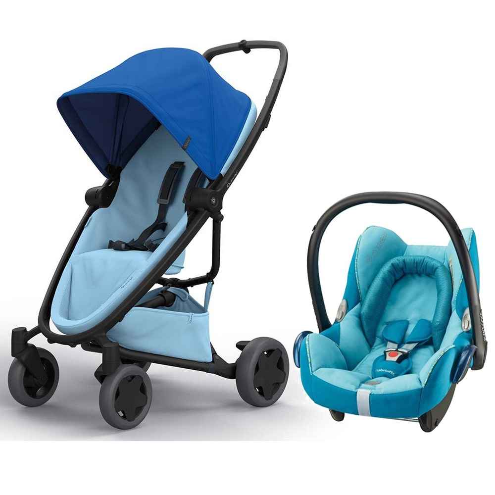 Quinny Zapp Flex Plus Bebek Arabası Kampanyası Mosaic Blue