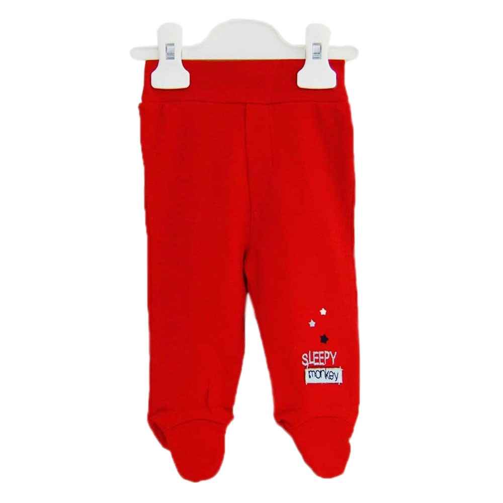 Minisse 4218 Patikli Bebek Pantolonu Kırmızı