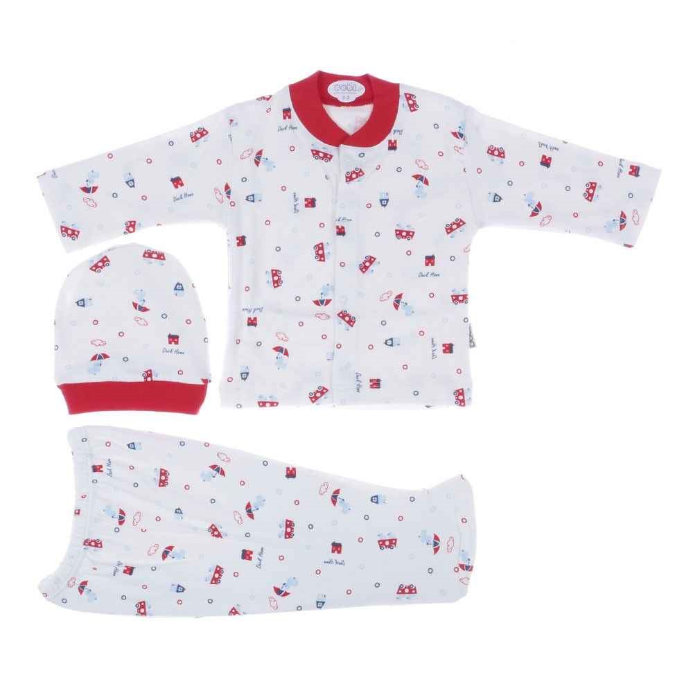 Sebi Bebek Pijama Takımı 12228 Kırmızı