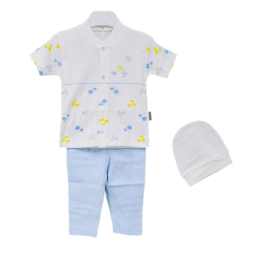 Sebi 12004 Bebek Pijama Takımı Mavi