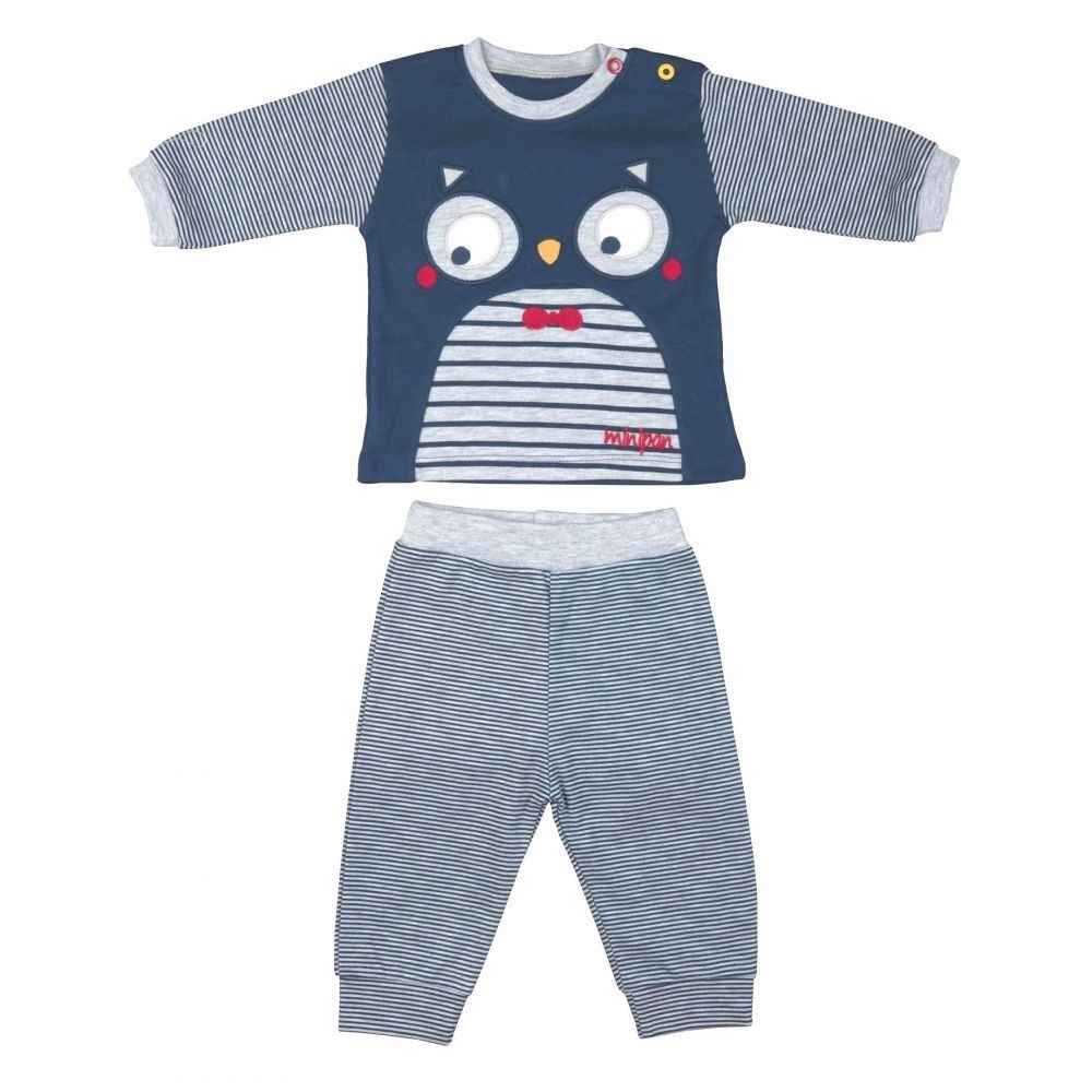 Bebepan Mr.Owl Gözlü 2'li Bebek Takımı Orjinal Renk