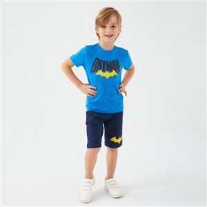 Batman Erkek Çocuk Bermuda Takım L1554 Cobalt
