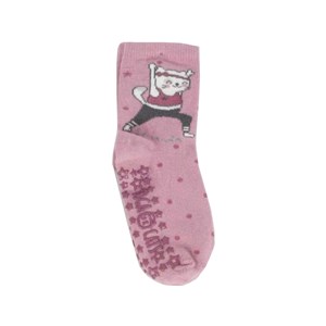 Katamino Wroom Abs'li Kız Bebek Çorabı K20261 Koyu Pembe