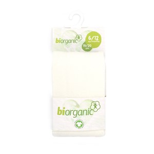 Biorganic Dark Basic Külotlu Bebek Çorabı 68469 Ekru