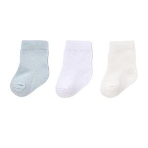 Biorganic Summer Unisex 3'lü Bebek Çorabı 68452 Mavi
