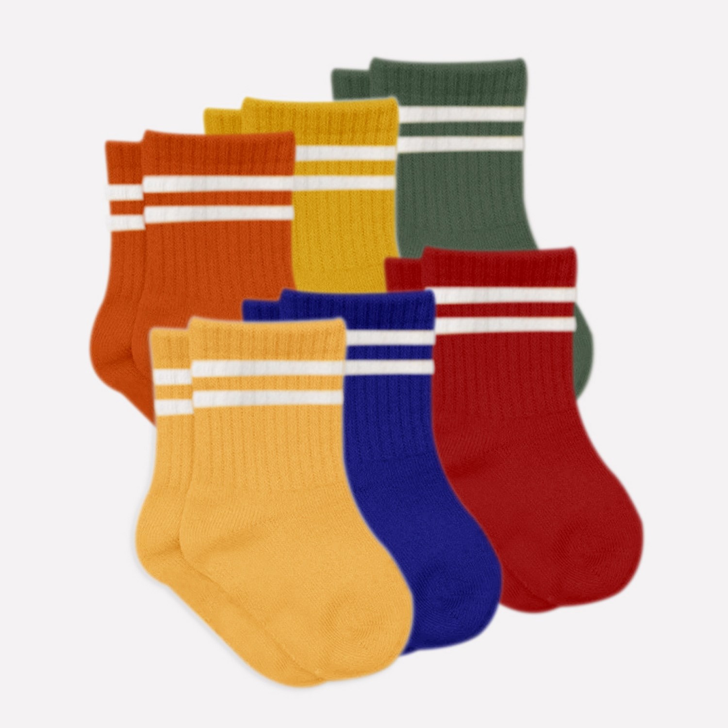 Bistyle 6'lı Bebek Çorabı (Çemberli) 6002 Sarı